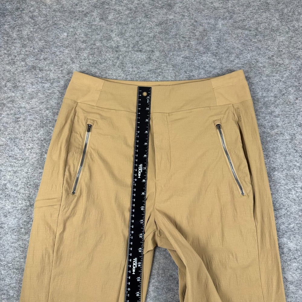 Athleta Trekkie North High Rise Joggers 28" Nylon Stretch Brown Womens 6 - Picture 11 of 14